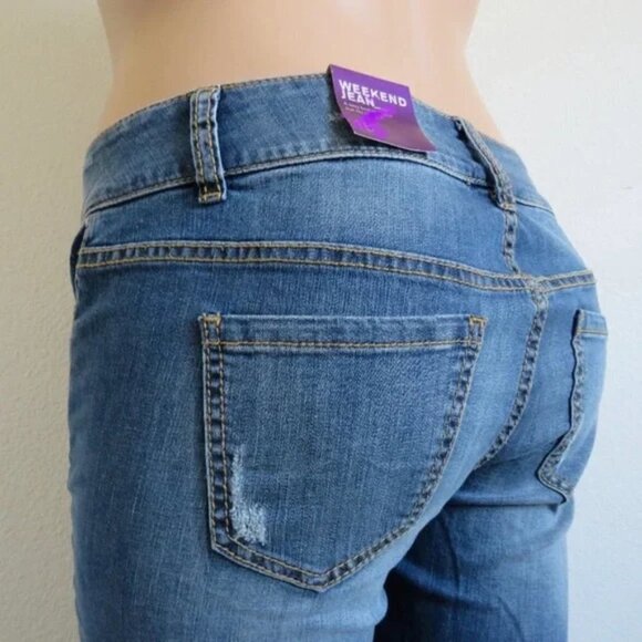 Lane Bryant Denim - LANE BRYANT Jeans DISTRESSED Tummy Control Waistband Boyfriend Plus Size 14 NWT